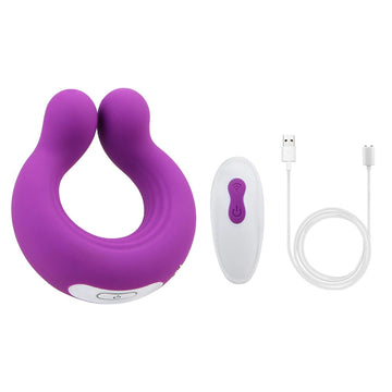 Wave Opening Design Cock ring Massager / USB Charging Penis Sex Toys for Men - EVE's SECRETS